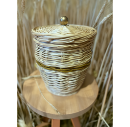 Vannerie funéraire artisanale en osier naturel - Candas Le Boisle
