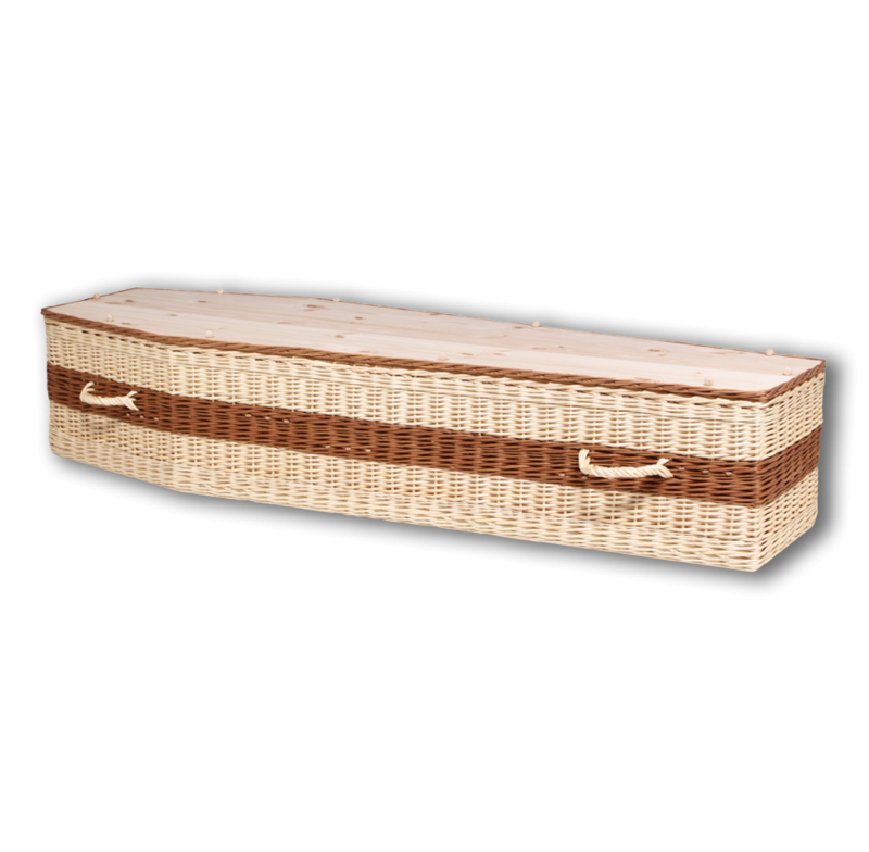 Vannerie funéraire artisanale en osier naturel - Candas Le Boisle
